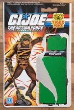 GI JOE - THE ACTION FORCE (TIGER FORCE) TRIPWIRE - ORIGINAL HASBRO BACKING CARD
