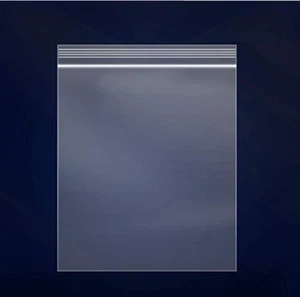 100 -8" x 12" Druckverschlussbeutel klar wiederverschließbar Verschlussbeutel Kunststoff 2MIL - Bild 1 von 4