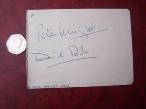 Autógrafo de bailarín de ballet sudafricano David Poole - Imagen 1 de 1