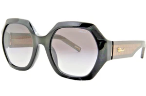 Chopard Grey Gradient Geometric Ladies Sunglasses SCH362M 0BLK 55 SCH362M 0BLK - Picture 1 of 3