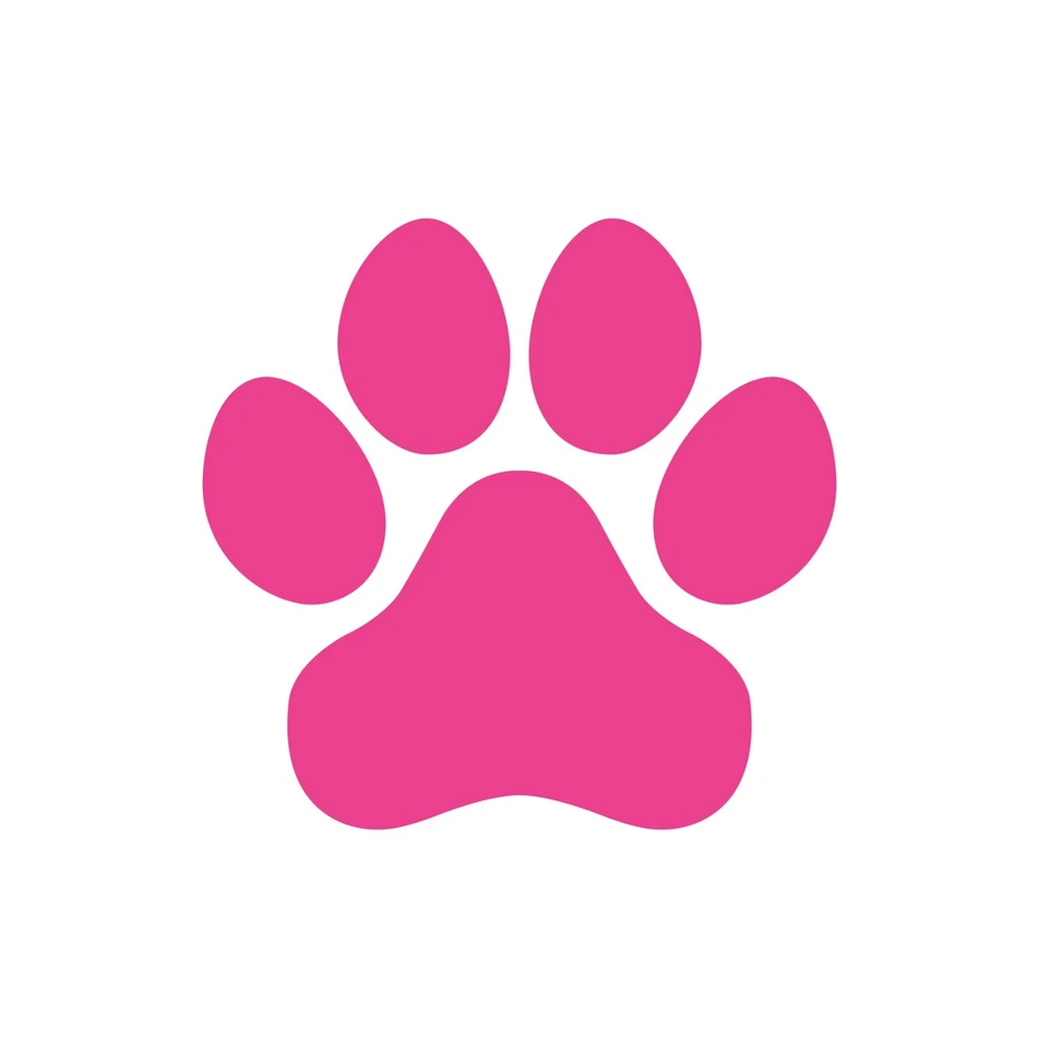 Arte calcomanía de vinilo con estampado de pata de mascota animal perro gato para automóviles ventanas computadoras portátiles Foto 1 de 1