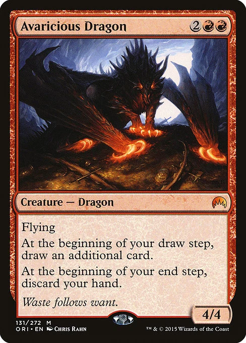 Avaricious Dragon - Foil ORI LP MTG - Image 1 of 1