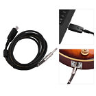 Electric Guitar to PC Andio Recording Cable USB Male to 6.35mm Mono M7I6
