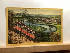 Vista desde Incline, Lookout Mountain: Chattanooga, TN - Postal de colección - Imagen 1 de 3