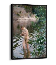 ANDERS ZORN, FRILEUSE -FLOAT EFFECT CANVAS WALL ART PRINT