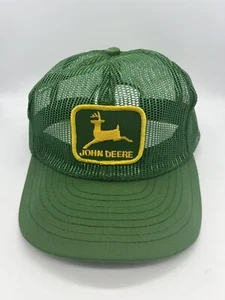 Vintage John Deere JD Tractor Louisville grün USA Mesh Snapback verstellbar Mütze Kappe - Bild 1 von 7