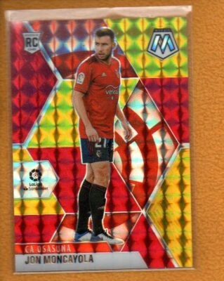 Jon Moncayola 2020-21 Mosaic La Liga SC Choice Red & Gold Prizm RC #16 /88 - Image 1 of 2