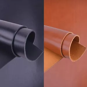 Cuoio per attrezzi quadrato 1,5-2,0 mm originale superiore pieno fiore marrone olio cavallo pazzo nascondiglio - Foto 1 di 220