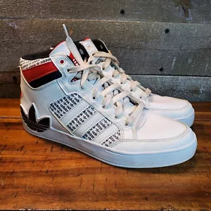 Adidas Hard Court High ""Transmission Pack"" cloud bianco nucleo nero da uomo taglia 8,5 - Foto 1 di 12
