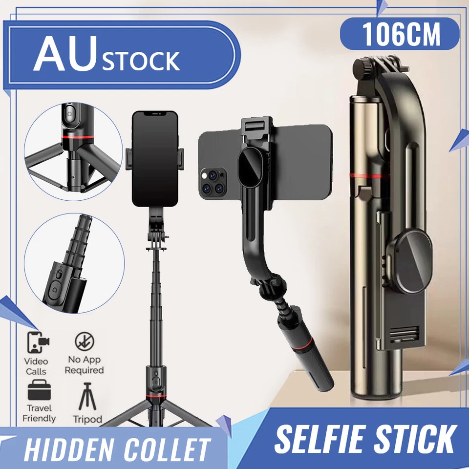 Selfie Stick Tripod Remote Bluetooth 360° For iPhone14/13/12/11/Max/XS For GoPro - image 1 of 4