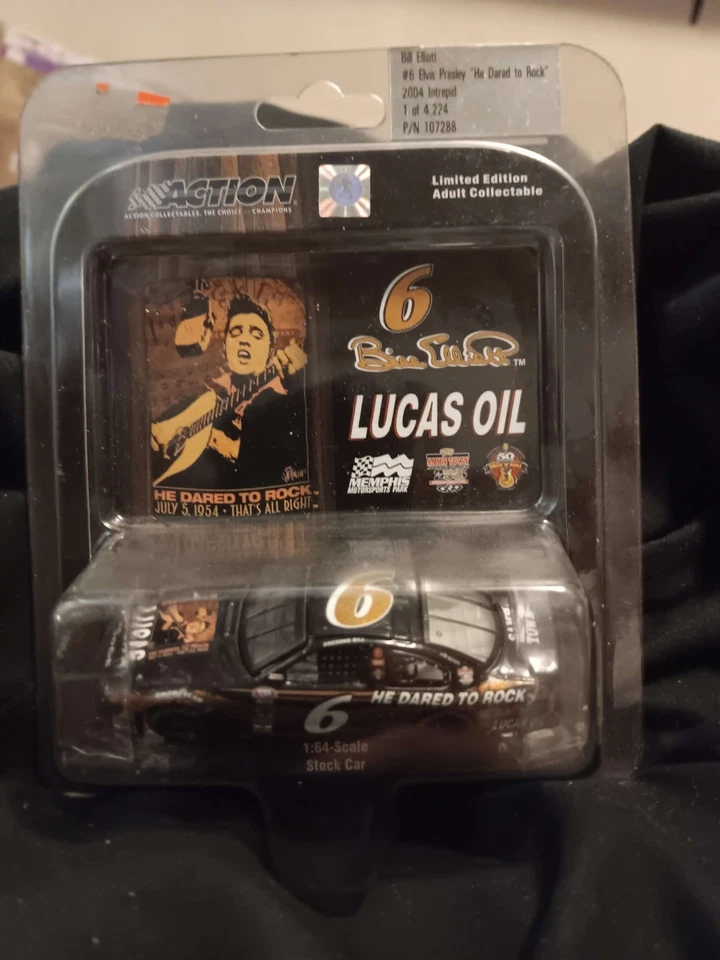 *RARO* NASCAR Bill Elliott 2004 Elvis "Se atrevió a rockear" Foto 1 de 1