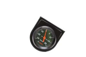 BOSCH BOOST GAUGE RACING STYLE ANALOG PSI RED NEEDLE BLACK - Picture 1 of 5