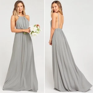 Show Me Your Mumu Amanda Maxikleid weich anthrazit knackig Damen Gr. XXS neu ohne Etikett - Bild 1 von 8