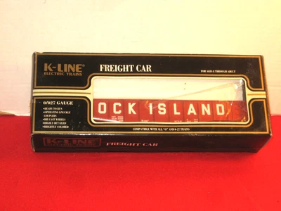 O Gauge Kline K651-1391 Rock Island red Classic Gondola car Rare!!!! - Image 1 of 4