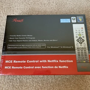 Rosewill RHRC-12001 MCE Remote Control With Netflix Function For Windows 7/8 - Picture 1 of 6
