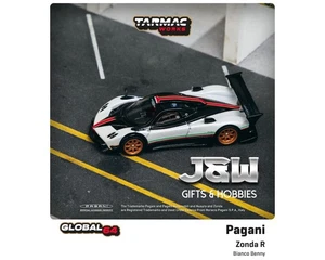 Tarmac Works Pagani Zonda R Bianco Benny White Global64 1/64 - Foto 1 di 1