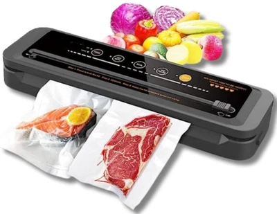 Sellador de alimentos automático compacto y potente con control de un toque Foto 1 de 4