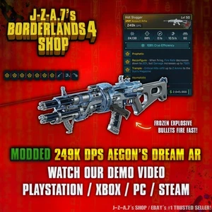 Borderlands 4✨ MODDED 249K DPS AEGON'S DREAM AR ASSAULT RIFLE BL4✅PC-PS-XBOX✨ - Picture 1 of 2