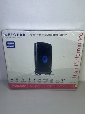 Netgear N600 Wireless Dual Band Router WNDR3400 Sealed New - Image 1 of 4