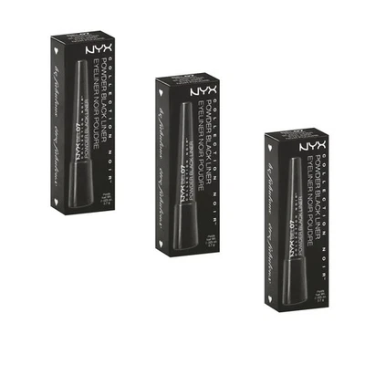 Pack of 3 NYX Collection Noir Powder Black Liner, BEL07 - Image 1 of 4