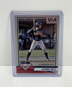 2019 Panini USA Baseball Stars & Stripes #47 Longevity Anthony Volpe Holo 28/49 - Picture 1 of 3