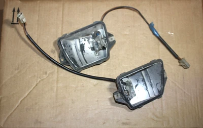 GENUINE AUDI COUPE B2 TYP 81/85 QUATTRO TURN SIGNAL INDICATOR LIGHT x2 ULO OEM - Image 1 of 4
