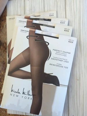 (NIP) Nicole Miller New York Sheer Shaper Ladies Size CD Lot Of Four (4) - Image 1 of 4