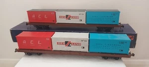 7 mm calibre O casi como nuevo 2x Lima contenedor vagón ACL Sealand EN CAJA y RARO - Imagen 1 de 5