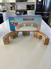 Thomas & Friends Wooden Railway Curved Viaduct Learning Curve Real Wood 1998