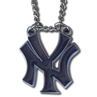 New York Yankees 22" Chain Necklace Metal Logo MLB Licensed Jewelry LG - Image 1 of 3