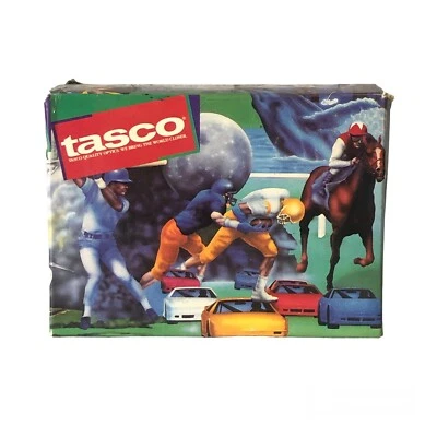 NOB Tasco 165RB Black Compact Rubber Armored Folding Binoculars 8x21mm With Case - Image 1 of 4