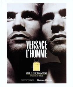 Versace L'homme 1990 perfume 1 página revista anuncio - Imagen 1 de 1