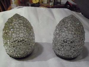 Vintage Glass Light  Jelly Jars    Matching pair    Clear - Picture 1 of 4