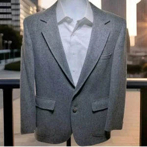 John Alexander Men's Blazer Jacket 100% Wool Size 42S - Picture 1 of 13