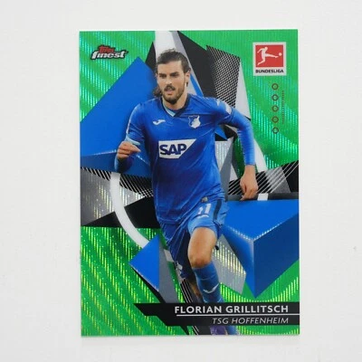 2020-21 Topps Finest Bundesliga Green Wave Refractor /99 Florian Grillitsch #44 - Image 1 of 2