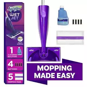 Swiffer Wet Jet Mop, Floor Cleaner for Mopping Wood, Laminate, Cleaning Set - Picture 1 of 11