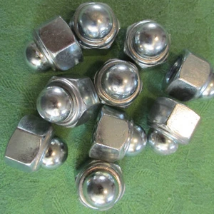 Stopmuttern Hutmuttern Din 986 verzinkt M 16 NEU 10 Stück - Bild 1 von 2