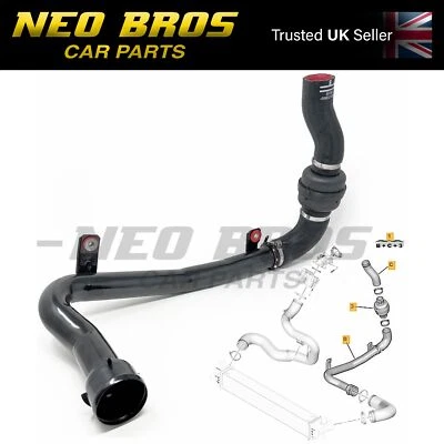 Manguera intercooler izquierda OE Citroen Relay 2.0 2.2 BlueHDi DW10 DW12 16- 1686705780 Foto 1 de 4