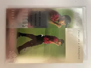2001 SP Authentic Focus on a Champion #FC3 Tiger Woods Card - Picture 1 of 2