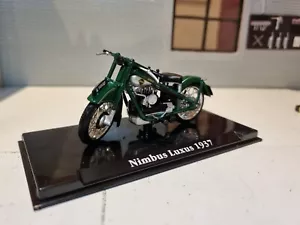 Nimbus Luxus 1937 Green Motorbike Classic Atlas IXO 1:24 Diecast Scale Model - Picture 1 of 8