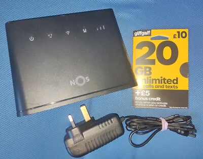 UNLOCKED MOD Huawei B310s-22 4G Mobile SIM Broadband hotspot internet Router LTE - Image 1 of 4