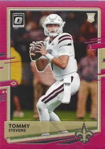2020 Donruss Optic Prizm Pink Holo #P-299 Tommy Stevens RC, MSU Bulldogs - Bild 1 von 1