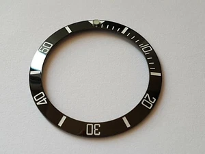 Ghiera Inserto compatibile per rolex SUBMARINER in CERAMICA dimens 38 mm. NERO - Imagen 1 de 9