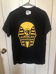 American Pharoah Tocado Zayat Camiseta Negra Gildan Mediana Nueva Con Etiquetas - Imagen 1 de 3