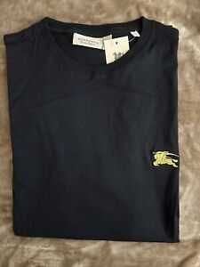 Burberry logo embroidered cotton T-shirt