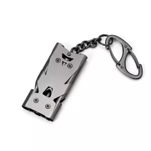 Stainless Steel High Decibel Outdoor Life-Saving Emergency Whistle (Three Tub... - Picture 1 of 7