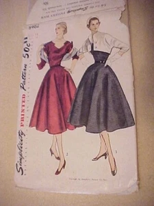 Vestido de dama Simplicity 1951 y patrón bolero reversible 8462 - Imagen 1 de 4