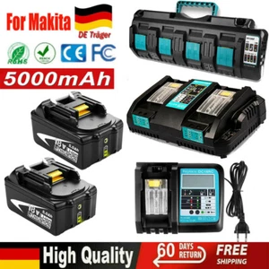 Für Makita Akku BL1850B 18V 5Ah BL1815 LED Anzeige Ladegerät LXT Li-Ion - Bild 1 von 59