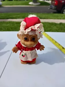 VINTAGE RUSS 5" Ms. Claus Troll doll Christmas - Picture 1 of 6