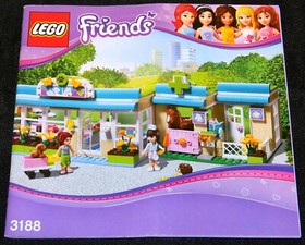 LEGO FRIENDS 3188 HEARTLAKE VET / HEARTLAKE CITY - NO BOX